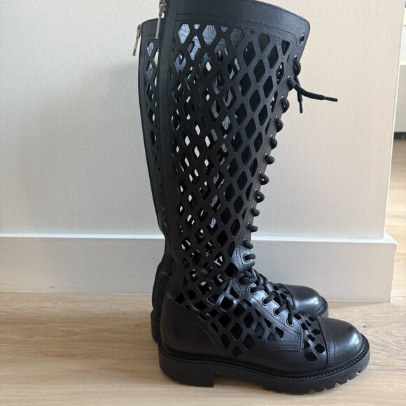 Share Similar items Sponsored See all Women’s Christian Dior Black Leather Boo - Picture 5 of 9